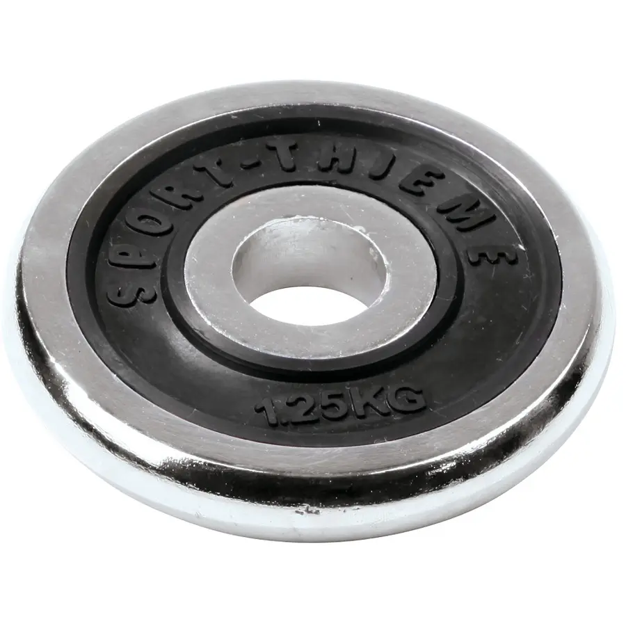 Viktskiva krom 1,25 kg Hål: 30 mm 