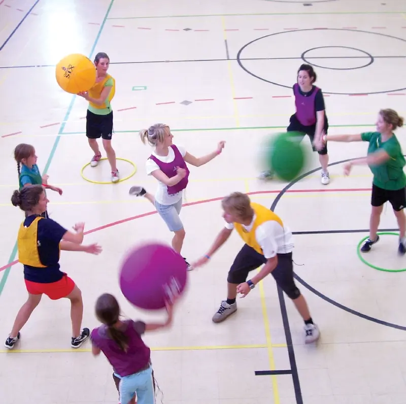 Omnikin® SIX-BALL Blå Superlätt boll med starkt tyg 
