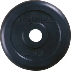 Viktskiva gummerad 2,5 kg Hål: 30 mm