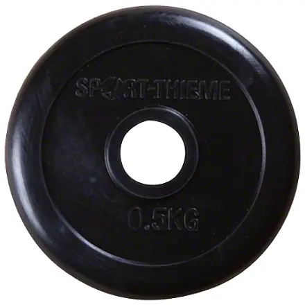 Viktskiva gummerad 10 kg Hål: 30 mm 