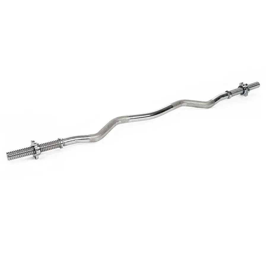 Skivstång Curlstång m/gänglås 30 mm Max 180 kg | 120 cm | 7,5 kg 