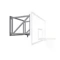 Basketställning vägghängd Glasfiber Endast ställning | Uthäng 120 cm