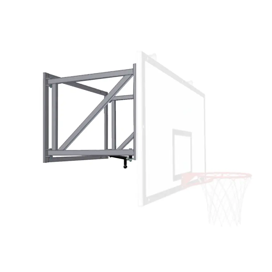 Basketställning vägghängd Glasfiber Endast ställning | Uthäng 120 cm 
