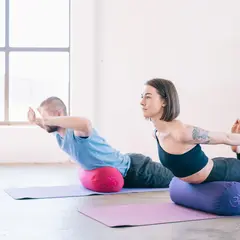 Evolution yogamattor | 12 st. 183 x 61 x 0,4 cm | Bl&#229;