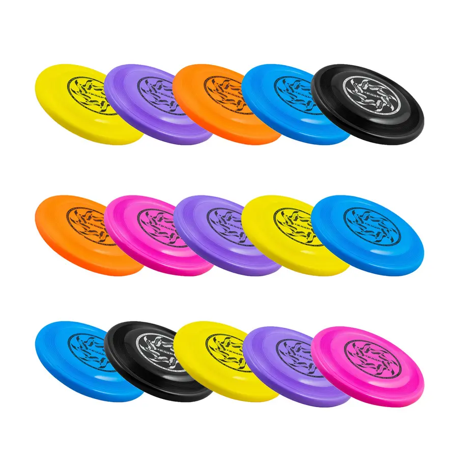 Frisbee Guru 110 gram 15 st. Klassuppsättning med allroundfrisbee 