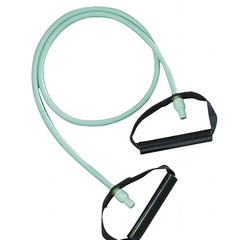 Träningsband tube basic med handtag 1 st | Lätt Grön