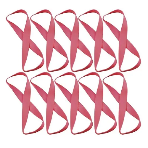 Träningsband - Paket med 10 st 10 st | Medium | Rosa 