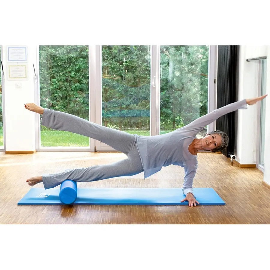 Sissel Pilates Roller Pro 15 x 90 cm | Blå Foam Roller 