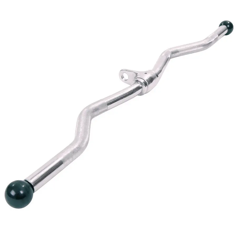 Dragstång Curlad för Triceps och biceps Vinklad dragstång | 80 cm | roterande 