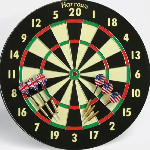 Darttavla World Champion Family 6 pilar inkluderade | 2 spelsidor 