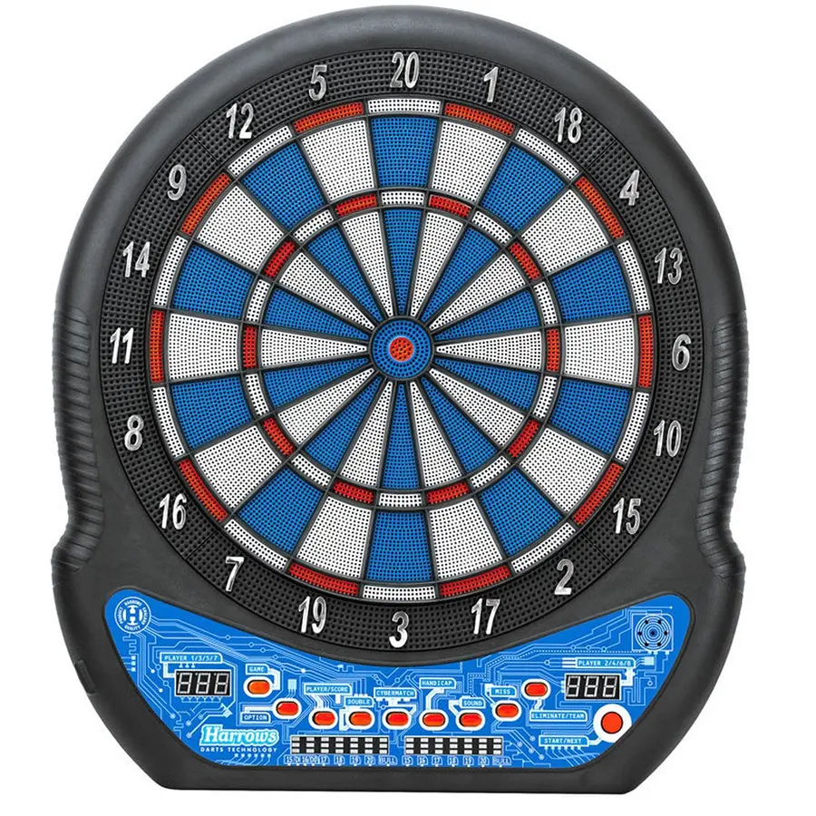 Darttavla Harrows Masters Choice 3 Elektronisk - inkluderar 6 pilar 