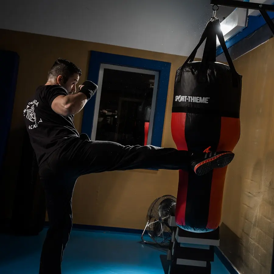 Sport-Thieme boxsäck Uppercut Slag- och sparkteknik 
