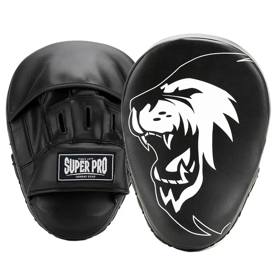 Super Pro Curved Punch Pads 2 st. svarta mitsar 
