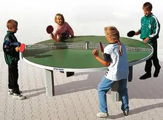 Extrabord Bordtennisbord betong 1 st bordshalva f&#246;r Rondo Utomhusbord