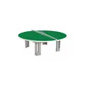 Bordtennisn&#228;t Runt Pingisbord Aluminiumn&#228;t till utomhusbord