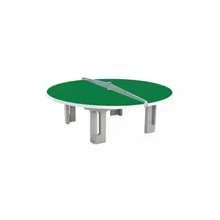 Bordtennisn&#228;t Runt Pingisbord Aluminiumn&#228;t till utomhusbord
