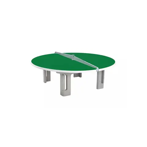 Bordtennisn&#228;t Runt Pingisbord Aluminiumn&#228;t till utomhusbord