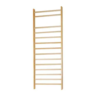 Ribbstol Stabil 230 x 100cm Ovala ribbor i ask | F&#228;rdigmonterad
