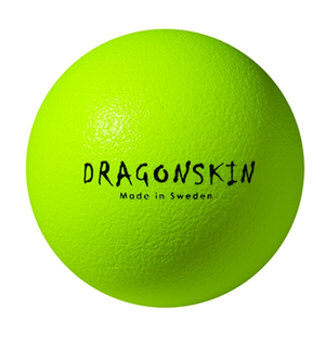 Dragonskin skumboll 18 cm Gul Sp&#246;kboll | Dogeball | Medium studs