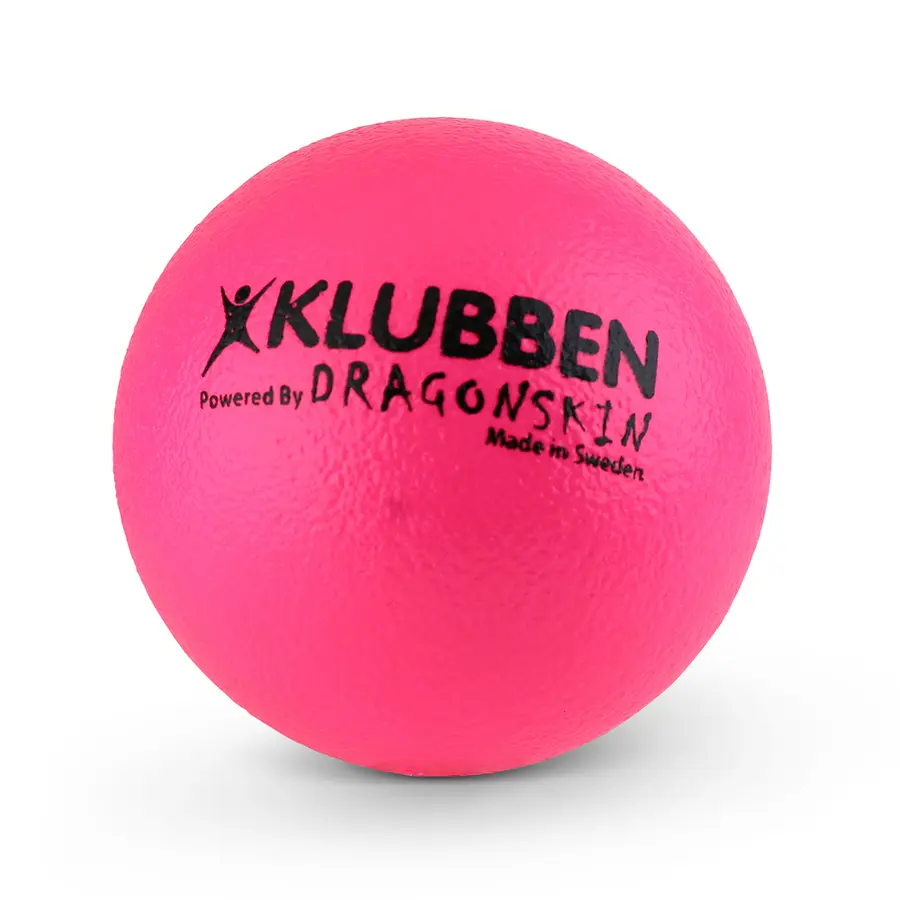 Dragonskin skumboll 18 cm Rosa Spökboll | Dogeball | Medium studs 