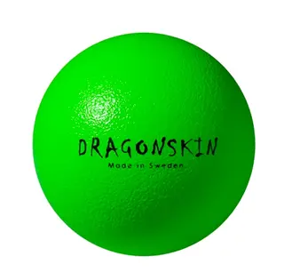 Dragonskin skumboll 18 cm  Lime Spökboll | Dogeball | Medium studs