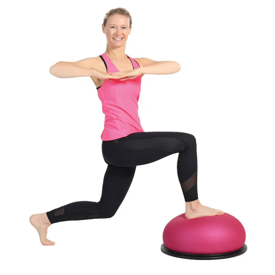 Balansboll Togu Jumper Pro | Giftfri 52 cm | träningsboll i Ruton | Berry 