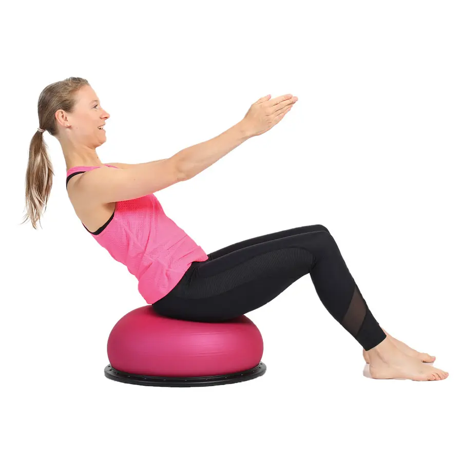 Balansboll Togu Jumper Pro | Giftfri 52 cm | träningsboll i Ruton | Berry 