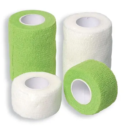 Elastiskt kompressionsbinda 7,5 cm Elastiskt självhäftande gasbinda 