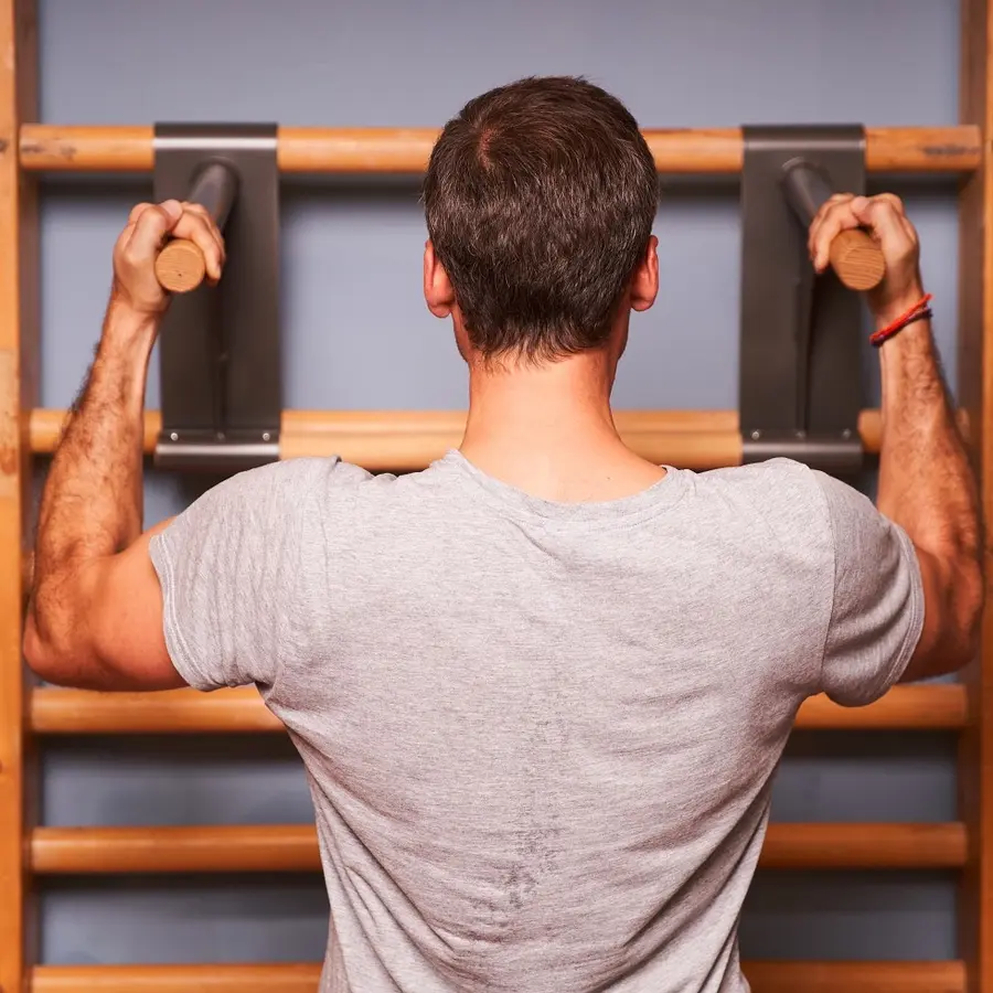 Ribbstol med pullup dip bar 1 sektion | 210cm x 80cm | Ask 