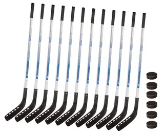 Ishockeyklubbor Nijdam&#174;, 110 cm12 st. 12 st klubbor | 6 puckar