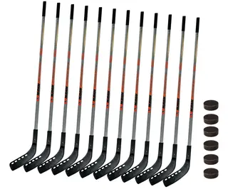 Ishockeyklubbor Nijdam&#174;, 135 cm12 st. 12 st klubbor | 6 puckar