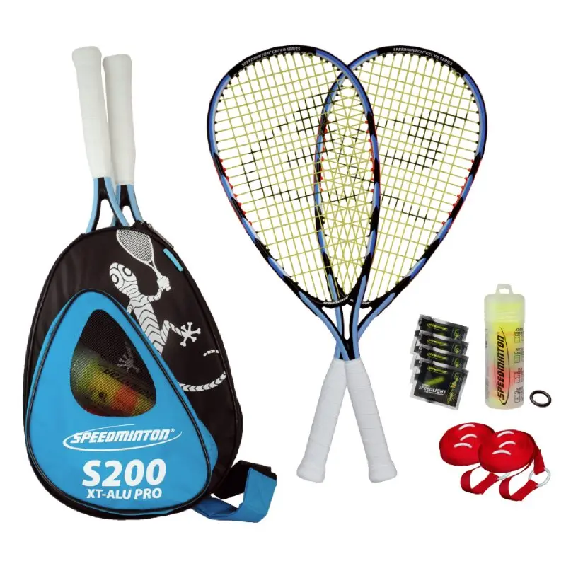 Speedminton® S700 Set 2 rack | 5 bollar | Bana | Väska 