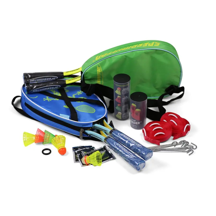 Speedminton® Familjepaket 2 st. S-JR | 2 st. S 700 | Bollar | Bana 