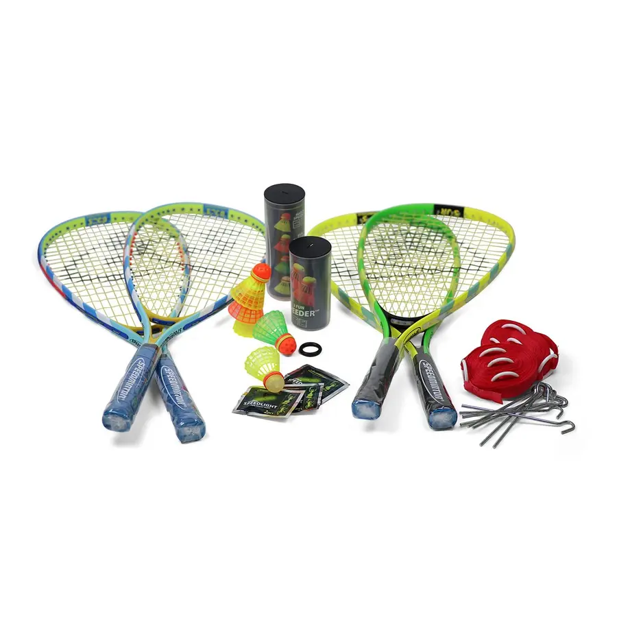 Speedminton® Familjepaket 2 st. S-JR | 2 st. S 700 | Bollar | Bana 