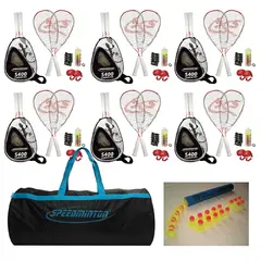 Speedminton Klubbset f&#246;r 12 spelare F&#246;r Idrottshallar| tr&#228;ningsanl&#228;ggningar