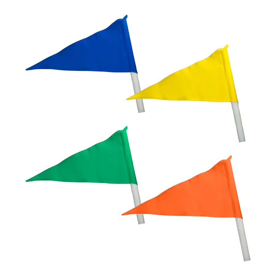 Flagga till hörnstolpe 30 mm Orange Trekantig hörnflagga | Select 