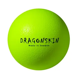 Skumboll Sp&#246;kboll Dragonskin 16 cm Gr&#228;nsbr&#228;nnboll| Dodgeboll | Gul