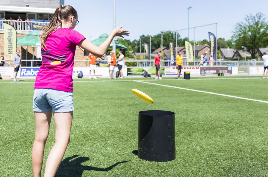 KanJam® Frisbeespe l4 personer Aktivitet för skola fritid och trädgård 