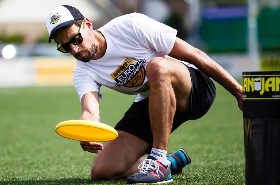 KanJam® Frisbeespe l4 personer Aktivitet för skola fritid och trädgård 