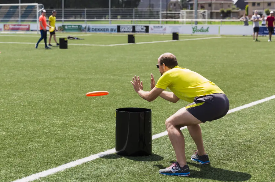 KanJam® Frisbeespe l4 personer Aktivitet för skola fritid och trädgård 