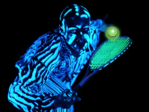 Sminkset till Blackminton Ansiktsf&#228;rg och  kroppsf&#228;rg f&#246;r UV ljus