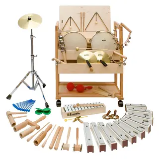 Rytmikvagn Stort Set | Rytmikinstrument 24 st instrument f&#246;r rytmik