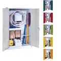 Förvaringsskåp 195x120x50 cm Metallskåp med täta dörrar| typ 1