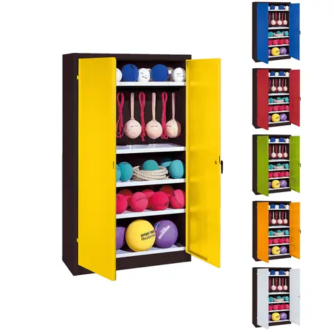 Förvaringsskåp typ 2 Antracit Antracit | Svängdörrar | 195x120x50