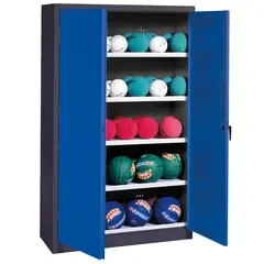 Bollsk&#229;p Cabinet Anthracite F&#246;rvaringssk&#229;p f&#246;r bollar med l&#229;s