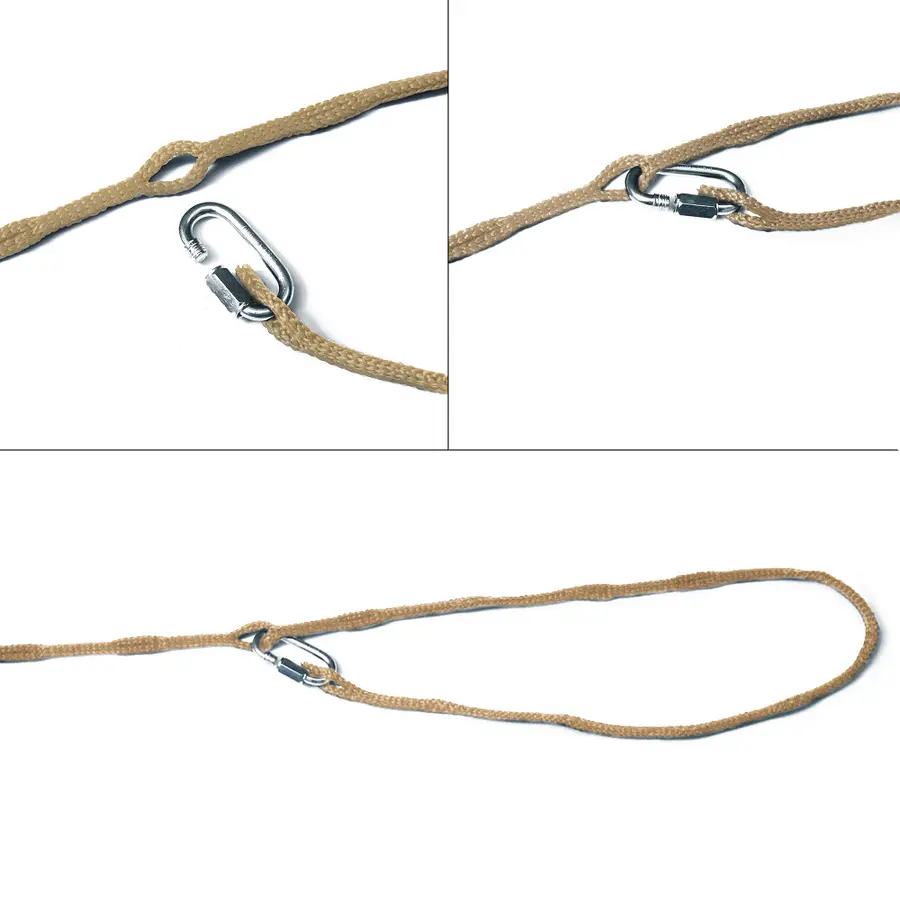 Höjdjusterbart öglerep. 2 st. Längd justerbar från 180-350 cm 