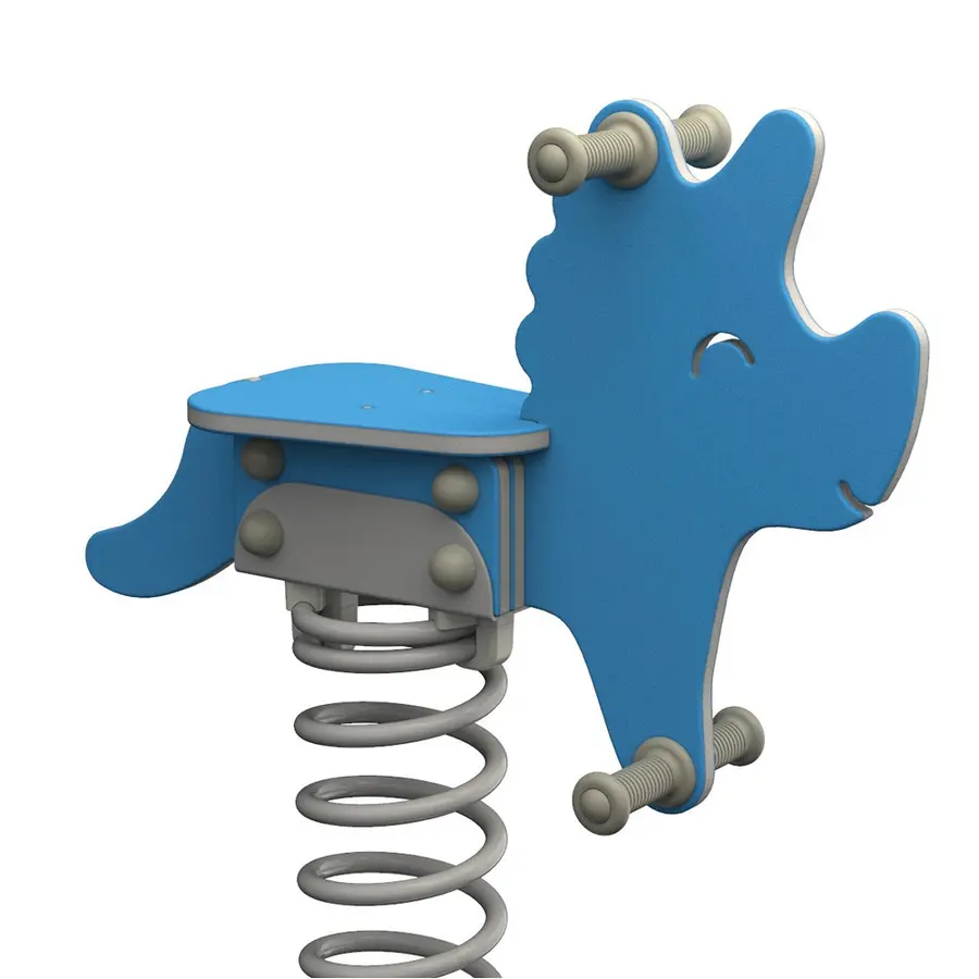 Vippgunga Triceratops Dinosaurie Fjädergunga Förskola Lekplats 