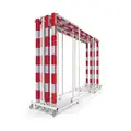 Transportvagn f&#246;r handbollsm&#229;l F&#246;r 4 st. 240x160 cm m&#229;l