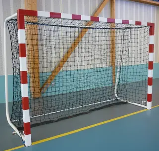 Handbollsmål 3x2 m Competition 2 st 2 kompletta mål med nät och fångstnät
