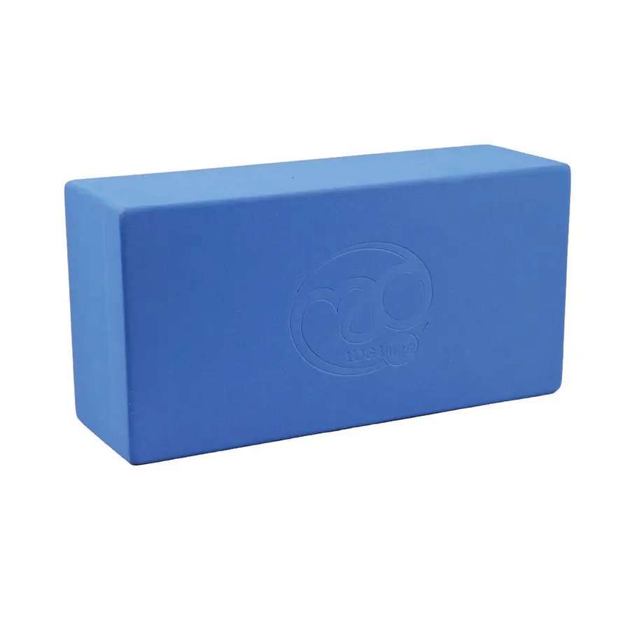 Yogablock i EVA skum 220 x 110 x 70 mm | Blå 